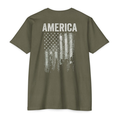 America Flag - CVC T-shirt