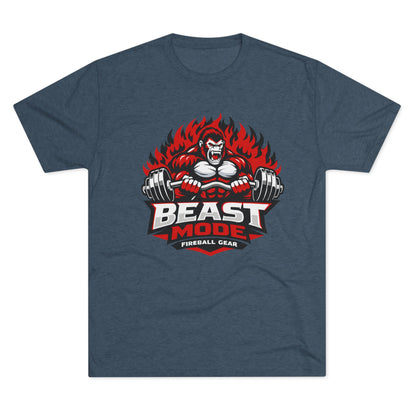 Beast Mode Series - Gorilla - Fitness Triblend T-shirt
