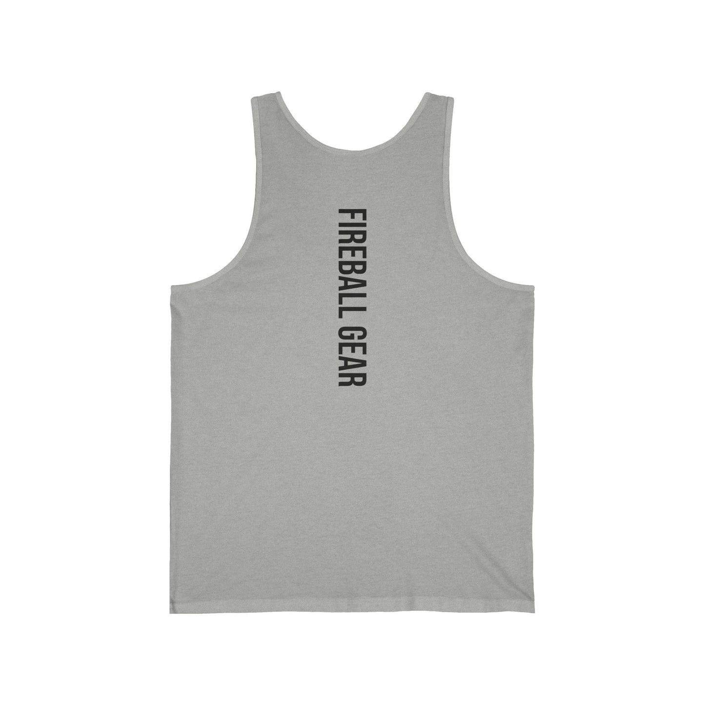 Fireball Gear – Flamme &amp; Ausrüstung – Schwarz – Unisex Jersey Tank Top
