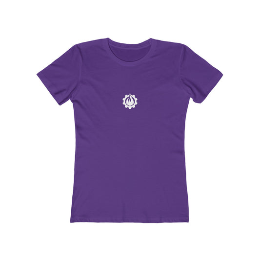 Fireball Gear - Flame &amp; Gear - Weiß - Damen Slim Fit T-Shirt