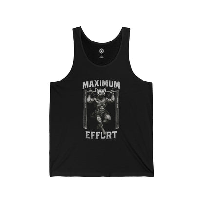 Beast Mode Series - Maximum Effort - Fitness Jersey Tank Top