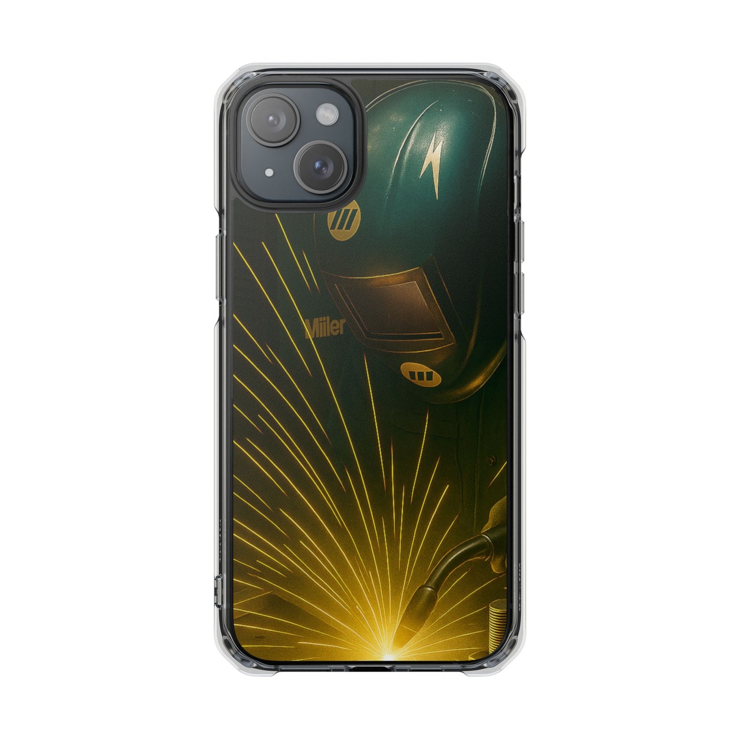 Miller Welder - Magnetic Clear Impact iPhone Cases