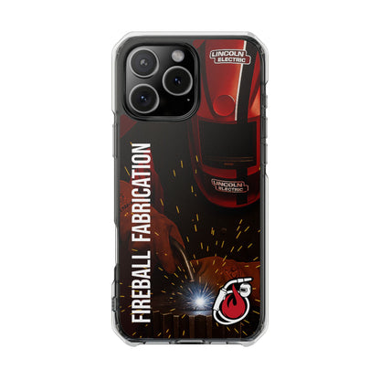 Fireball Fabrication - Fundas magnéticas transparentes resistentes a impactos para iPhone