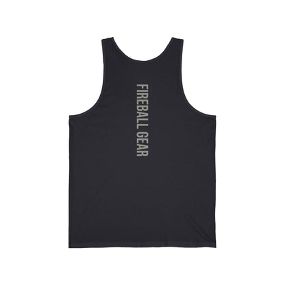 Fireball Gear Tank - Minimalistic Unisex Jersey Tank Top