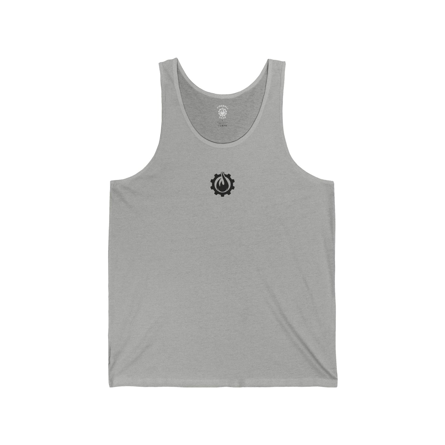 Fireball Gear – Flamme &amp; Ausrüstung – Schwarz – Unisex Jersey Tank Top