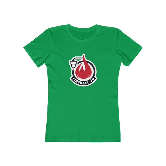 Fireball 3D Logo - Women's Slim Fit T-shirt