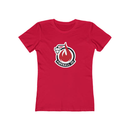 Fireball 3D Logo - Women's Slim Fit T-shirt