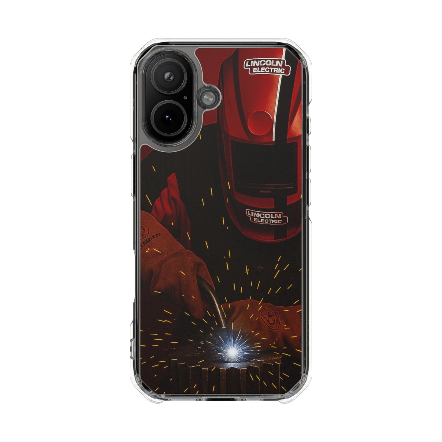 Lincoln Welder - Magnetic Clear Impact iPhone Cases