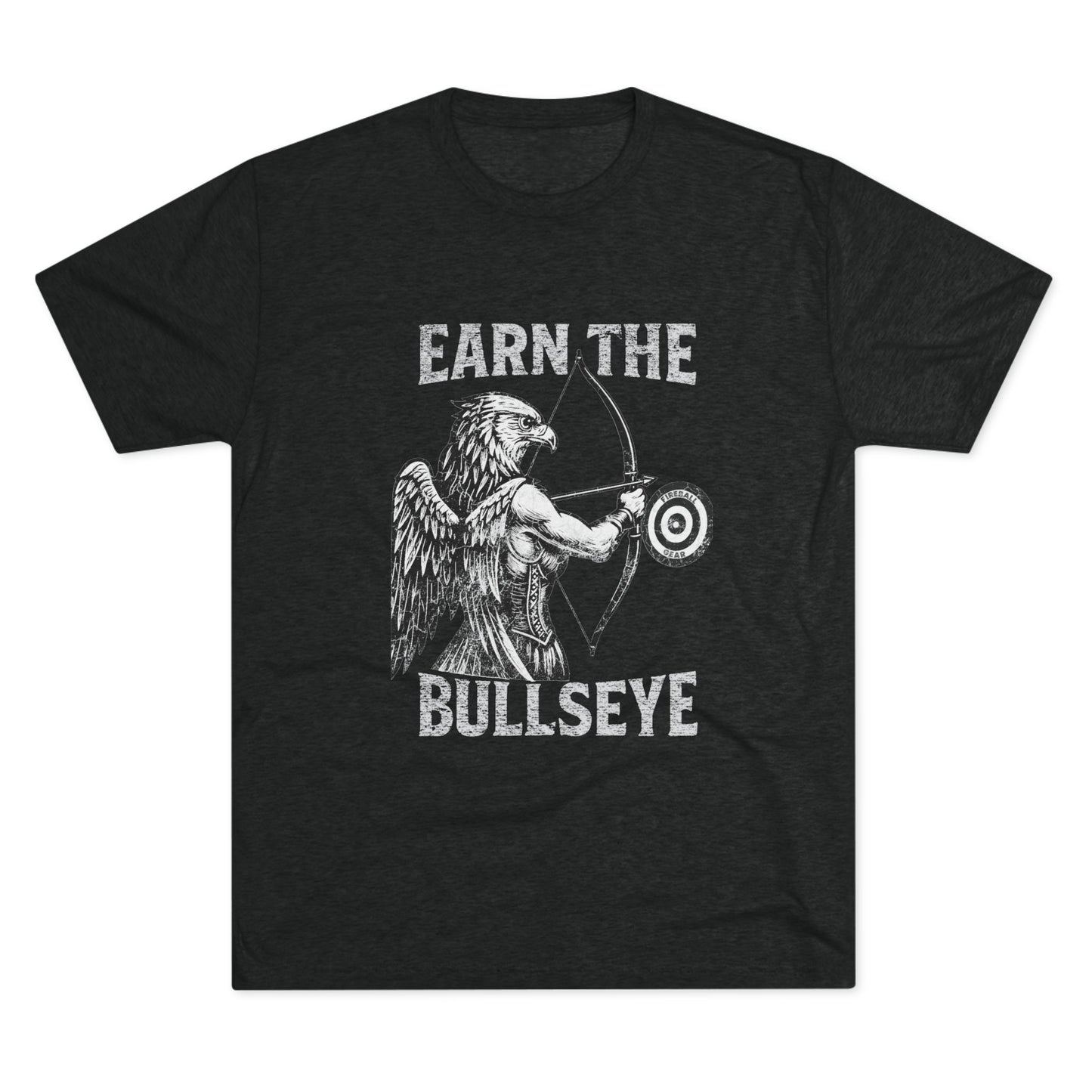 Beast Mode Series - Verdiene dir das Bullseye - Unisex Triblend T-Shirt
