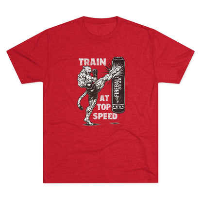 Beast Mode Series - Train at Top Speed - Unisex Triblend T-shirt