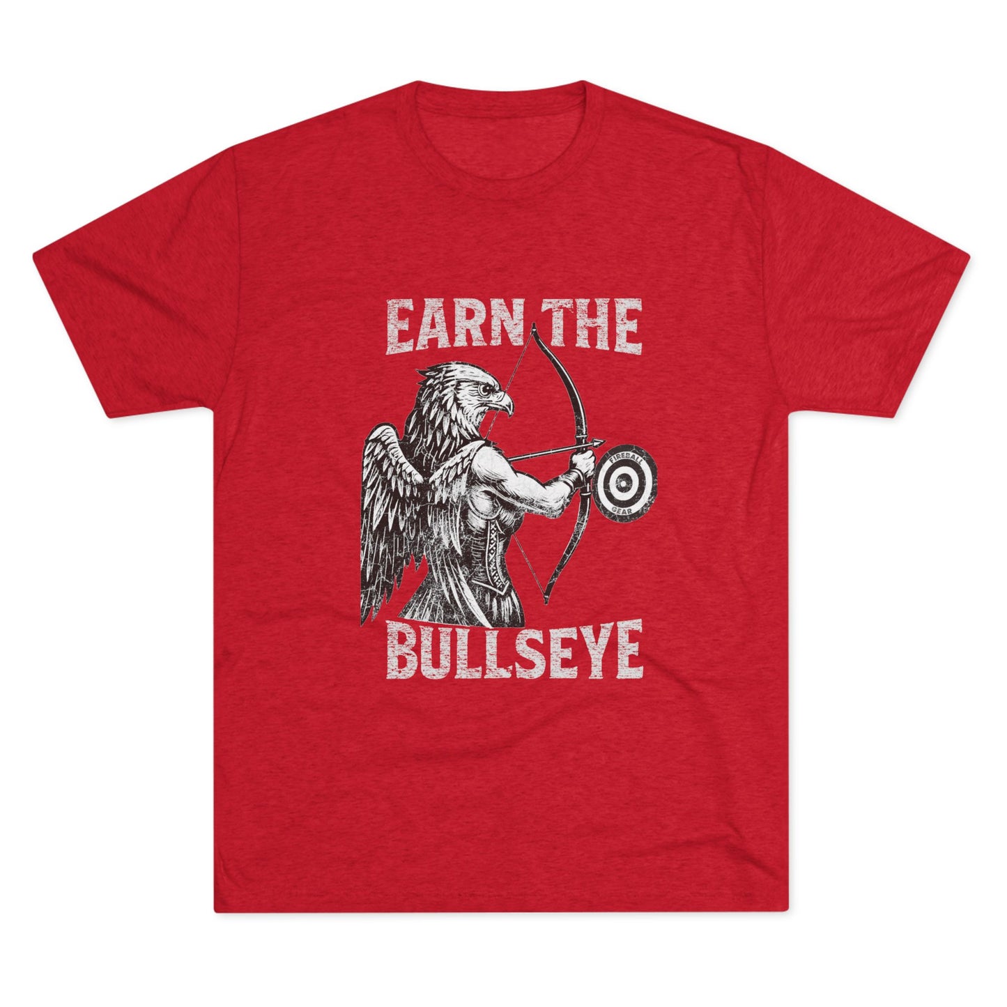 Beast Mode Series - Verdiene dir das Bullseye - Unisex Triblend T-Shirt