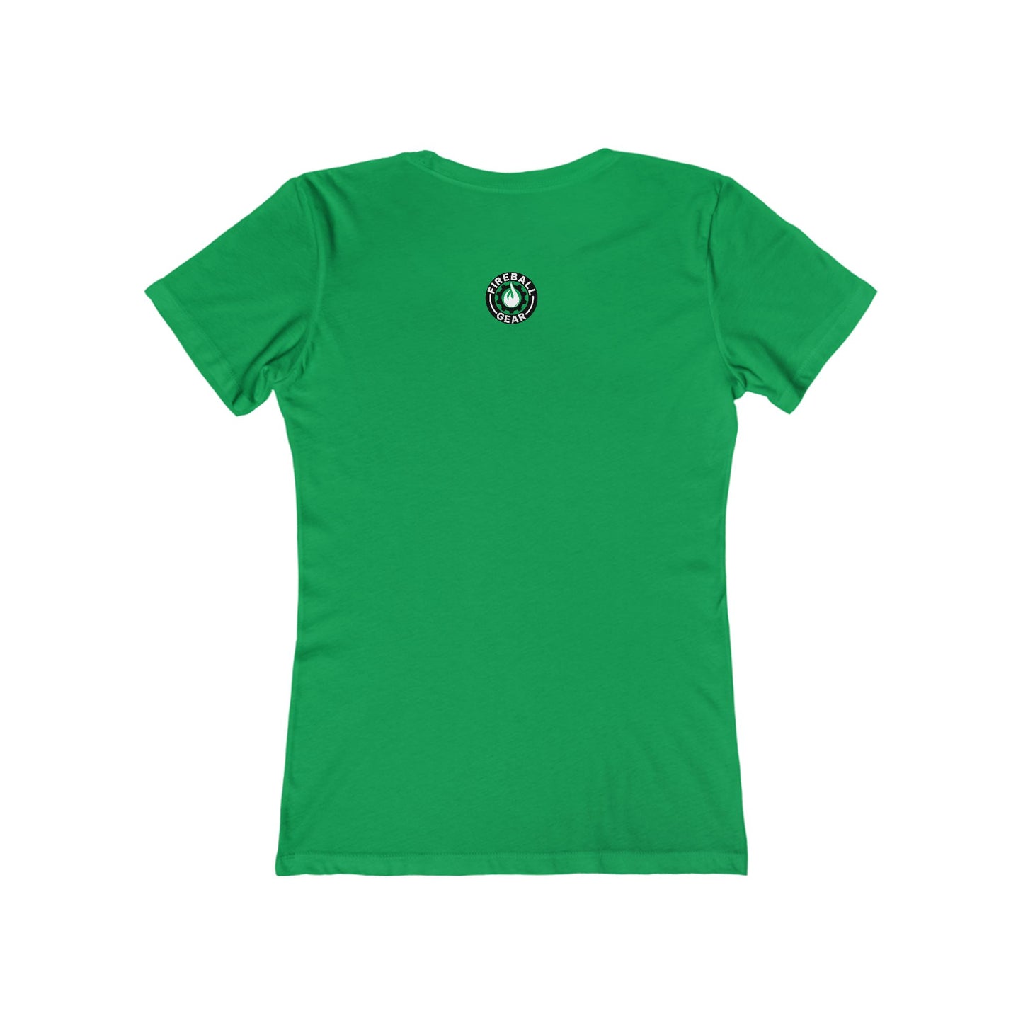 Camiseta ajustada para mujer con el logotipo de Fireball Fabrication