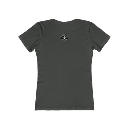 Camiseta ajustada para mujer con el logotipo de Fireball Fabrication