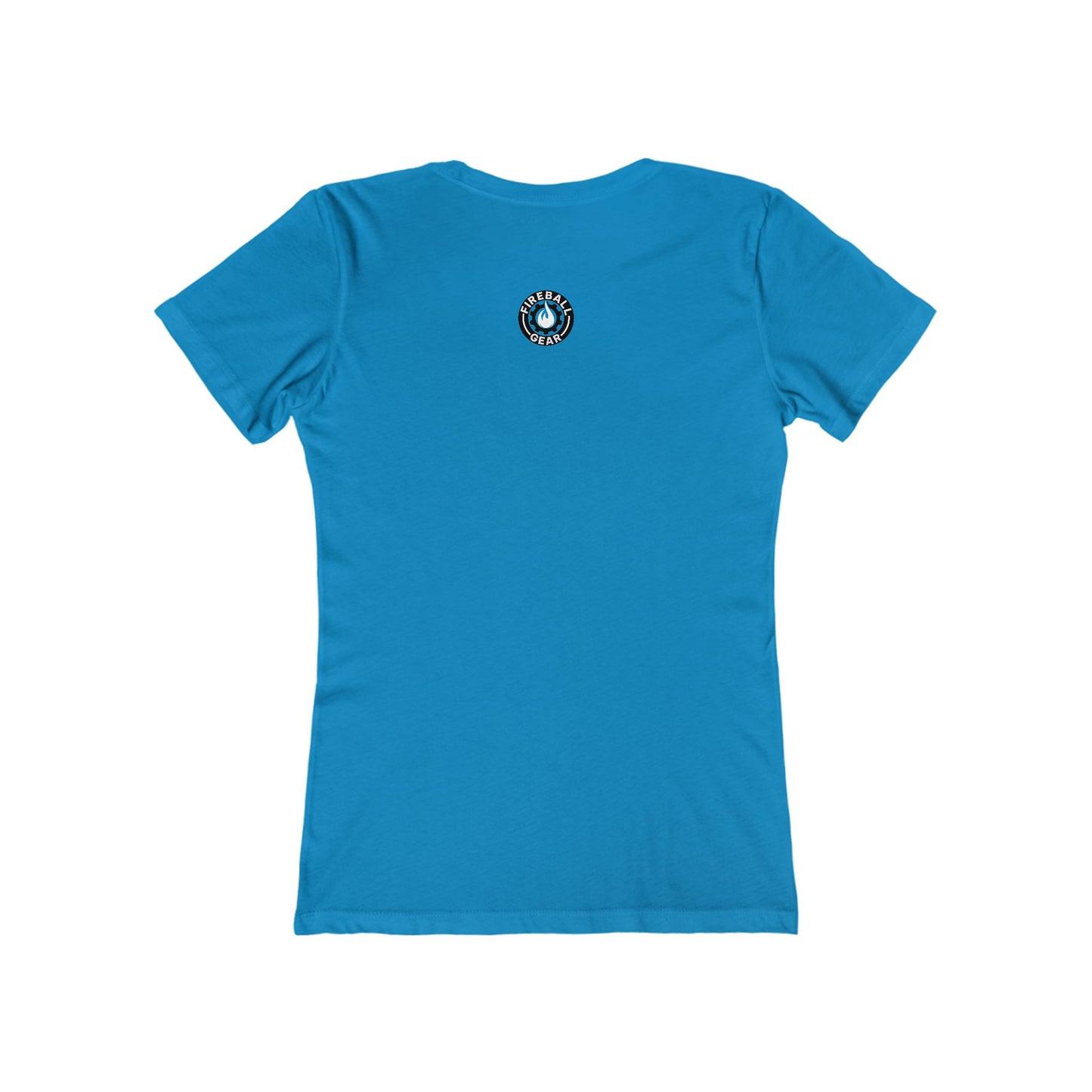 Camiseta ajustada para mujer con el logotipo de Fireball Fabrication