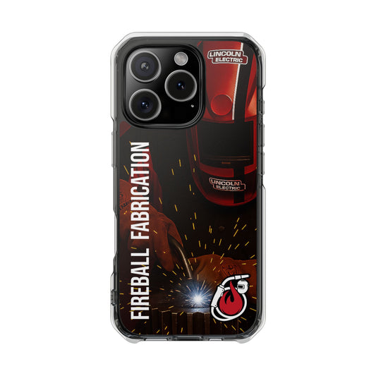 Fireball Fabrication - Fundas magnéticas transparentes resistentes a impactos para iPhone