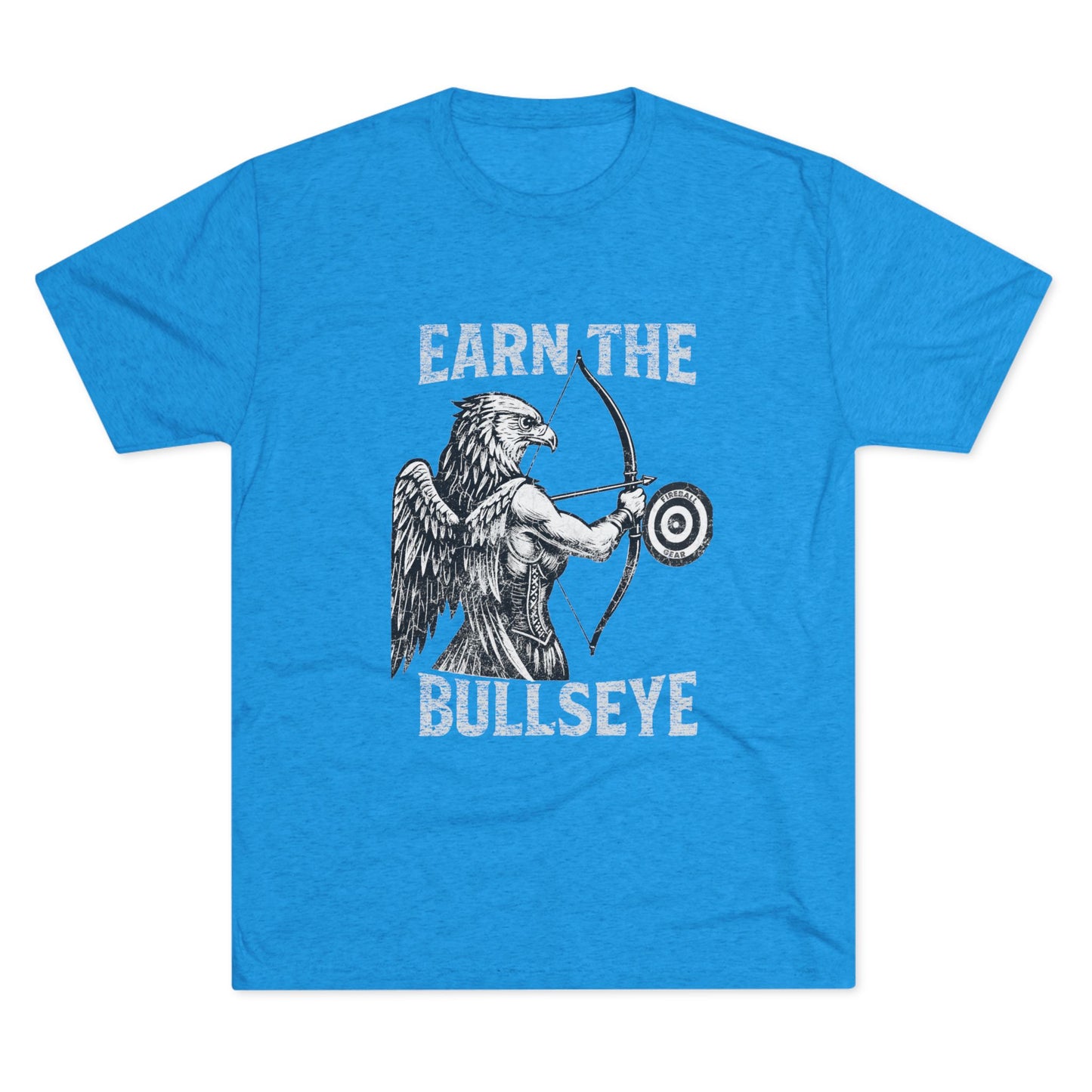 Beast Mode Series - Verdiene dir das Bullseye - Unisex Triblend T-Shirt