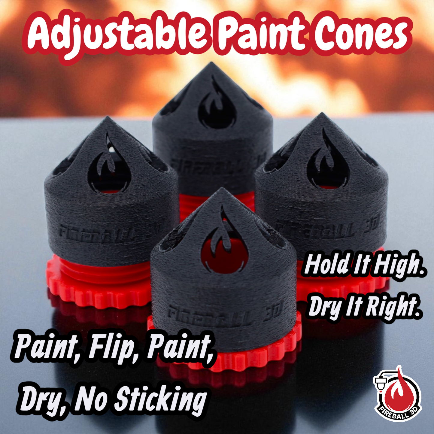 Adjustable Paint Cones