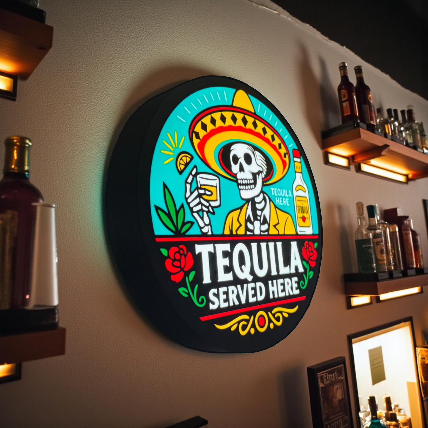 Tequila Served Here - LED Sign